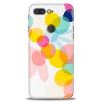 General Mobile GM 9 Pro Kılıf HD Baskılı Kılıf - Color Flowers + Tam Ekran Koruyucu