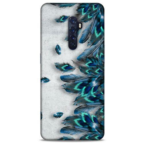 Oppo Reno 2 Kılıf Desenli Özel Seri Tüyler (41) Tank Kılıf