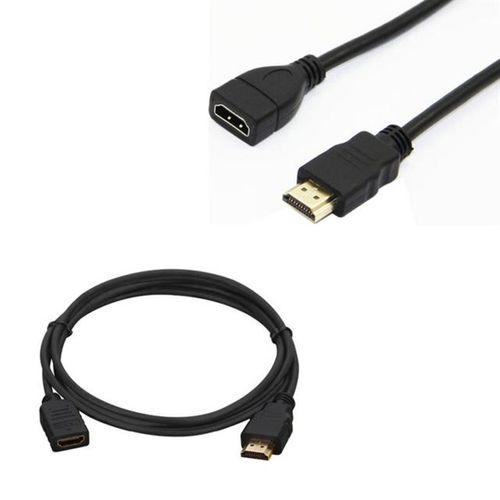 HDMI Kablo Erkek-Dişi 30 Cm Uzatma (Mini HD Recevier İçin)