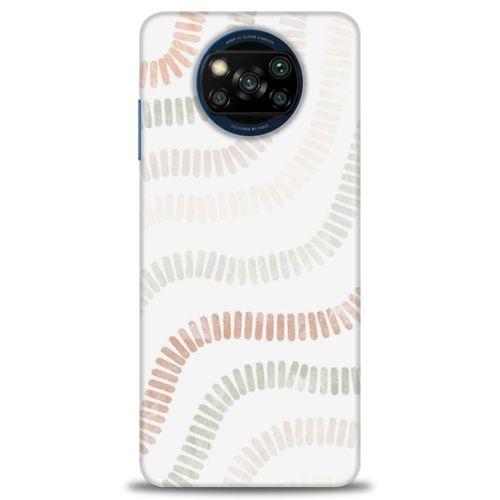 Xiaomi Poco X3 Pro Kılıf HD Baskılı Kılıf - Renkli Mozaik + Tam Ekran Koruyucu