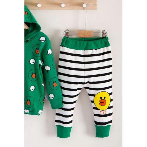 Civciv Desenli 2'li % 100 Pamuk Erkek Bebek Takımı