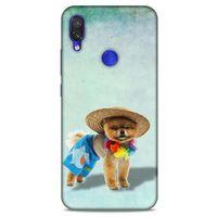 Xiaomi Redmi Note 7 Pro Kılıf Köpek Kıyafetleri (16) Kalın Kılıf Pomeranian Şort