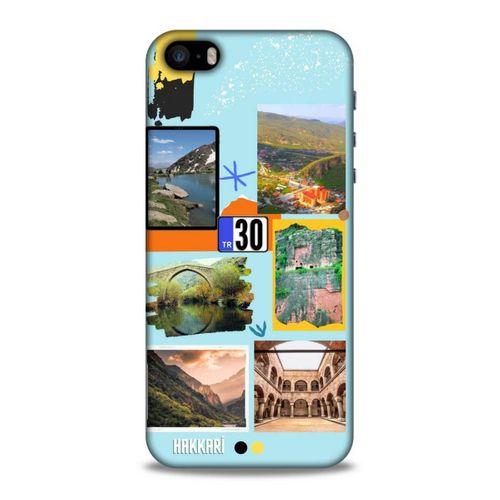 Lopard Apple iPhone SE Uyumlu Kılıf Şehirli ※ (30) Hakkari Silicone Case