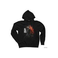 The Last of Us Fire Siyah Kapşonlu Sweatshirt Hoodie