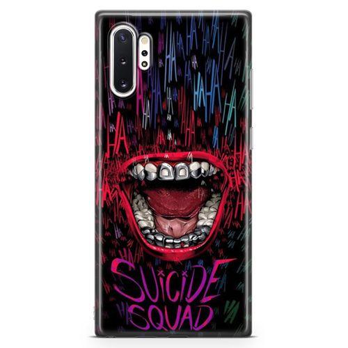 Samsung Galaxy Note 10 Plus Kılıf Suicide Squad Arka Kapak Koruma Desenli Full Koruyucu