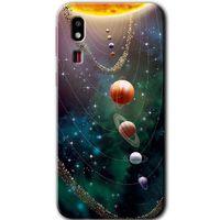 Galaxy A2 Core Kılıf HD Desen Baskılı Arka Kapak - Cosmos + Kırılmaz Cam