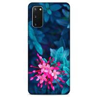 Lopard Samsung Galaxy S20 Uyumlu Kılıf Bahar (10) Full Koruma Kılıfı Pembe Çiçek
