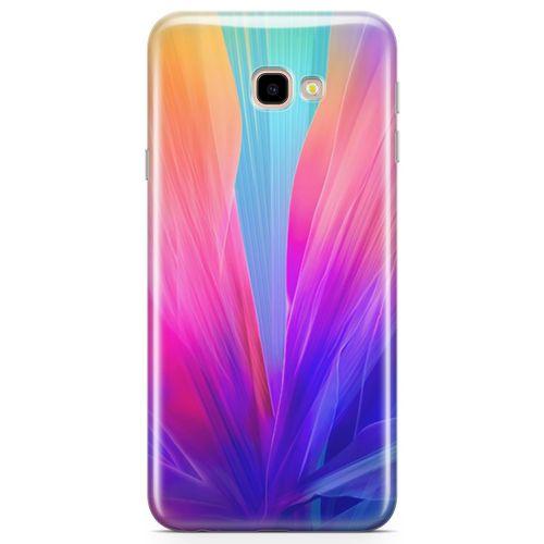 Samsung Galaxy J4 Plus Kılıf Makro Çiçek Arka Kapak Koruma Desenli Full Koruyucu