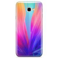 Samsung Galaxy J4 Plus Kılıf Makro Çiçek Arka Kapak Koruma Desenli Full Koruyucu