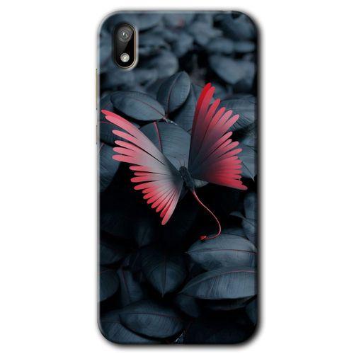Huawei Y5 2019 Kılıf HD Desen Baskılı Arka Kapak - Dark Butterfly