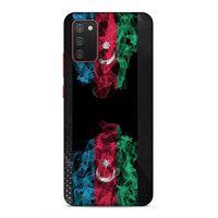 Samsung Galaxy A02s Uyumlu Kılıf Azarbaijan (5) Koruma Kabı Azeri Bayrak İllustre