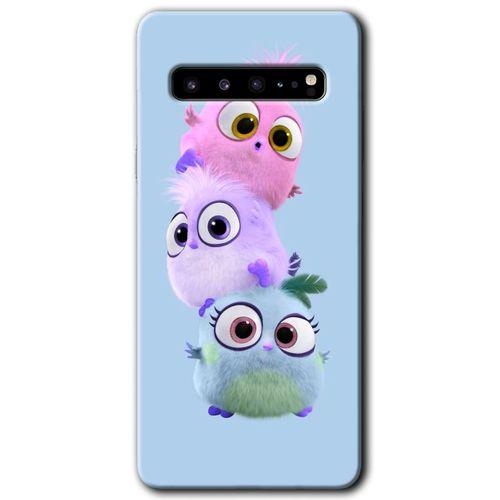 Samsung Galaxy S10 Plus HD Baskılı Kılıf + 9D Tam Ekran Koruyucu - Puffy