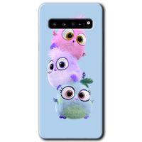 Samsung Galaxy S10 Plus HD Baskılı Kılıf + 9D Tam Ekran Koruyucu - Puffy