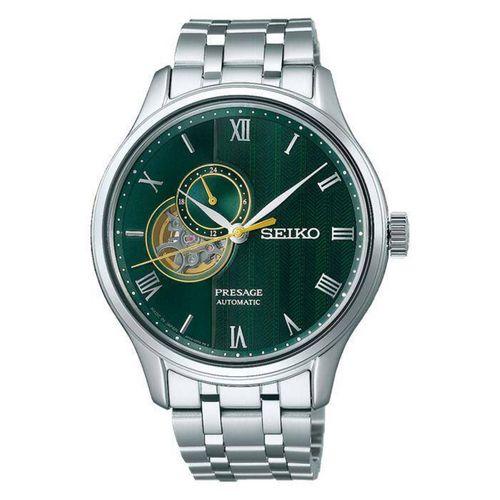 Seiko SSA463J Otomatik Presage Çelik Gri Yeşil Kadran 42 mm Erkek Kol Saati