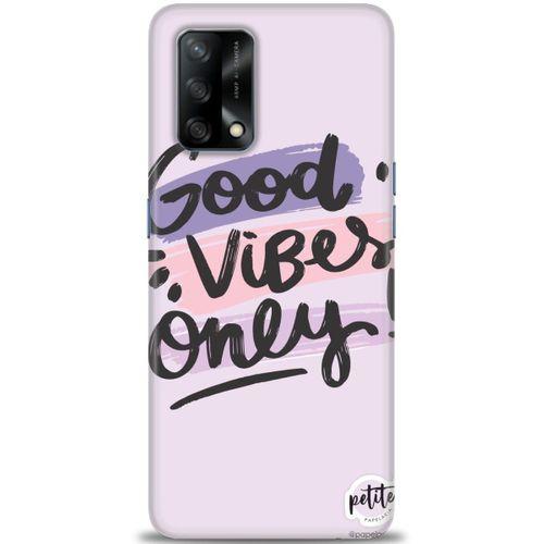 Oppo A74 Kılıf HD Baskılı Kılıf - Good Vibes + Tam Ekran Koruyucu