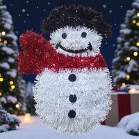 YÜKSEK KALİTE YILBAŞI DEKORU YILBAŞI KARDAN ADAM DEKORU PARLAK YILBAŞI VİTRİN DEKORLARI 35X23 CM