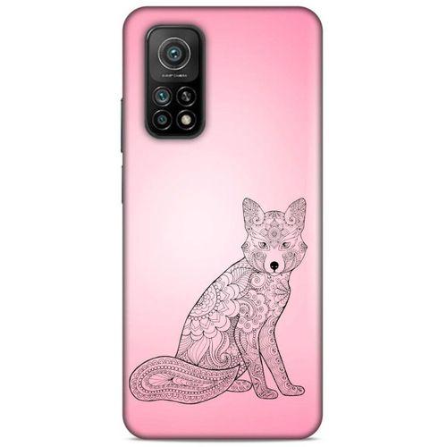 Lopard Xiaomi Mi 10T 5G Uyumlu Kılıf Tattoo's (42) Rugged Armor Kılıf Pembe Dövme