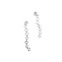 Zirkon Taşlı Küpe - Gümüş