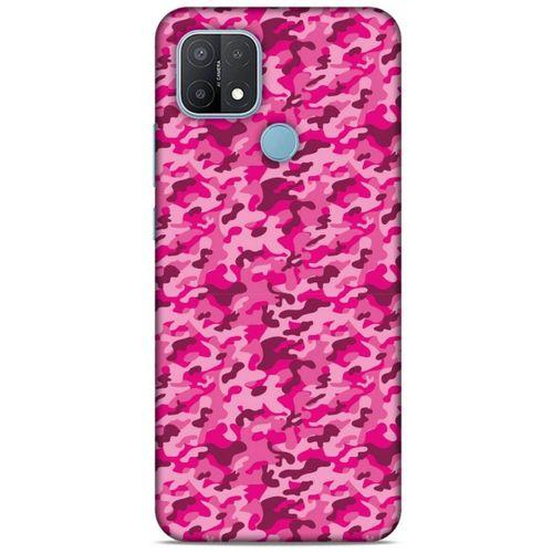 Oppo A15 Uyumlu Kılıf Pembe Delisi (32) Soft Silikon Kılıf Kamuflaj