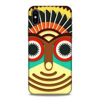 Lopard Apple iPhone XS Uyumlu Kılıf Soyut Sanat (3) Baskılı Kapak