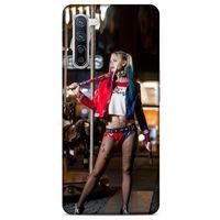 Oppo Reno 3 Pro 5g Uyumlu Kılıf Harley Quinn (24) Darbe Emici Kılıf Kiraz kırmızısı
