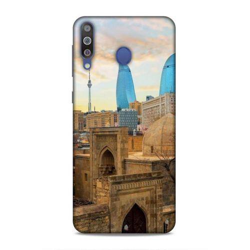 Samsung Galaxy M30 Uyumlu Kılıf Azarbaijan (11) Tam Koruma Ateş Kuleleri
