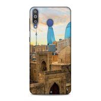 Samsung Galaxy M30 Uyumlu Kılıf Azarbaijan (11) Tam Koruma Ateş Kuleleri