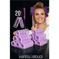 Kafes Gece Bigudisi Isısız Saç Şekillendirme Doğal Bukle Bigudisi 20 Adet 720025