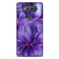LG K61 Uyumlu Kılıf Mor Delisi (35) Fit Design Kılıf Tomurcuk
