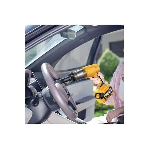 25.000mah Çift Bataryalı Auhma 20.000pa Ultra Çekim Güçlü Çantalı Araç Temizleme Süpürgesi