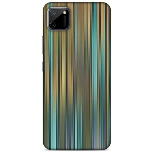 Realme C11 Uyumlu Kılıf Yeşil Delisi (39) Liquid Crystal Kılıf Asker yeşili