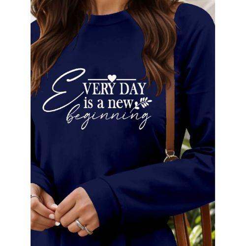 Kadın Uzun Kollu Bisiklet Yaka Kısa Viskon Iki Iplik Elbise