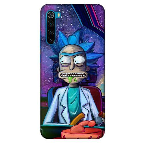 Xiaomi Redmi Note 8 Uyumlu Kılıf Rick And Morty (45) Liquid Air Kılıf Decoy