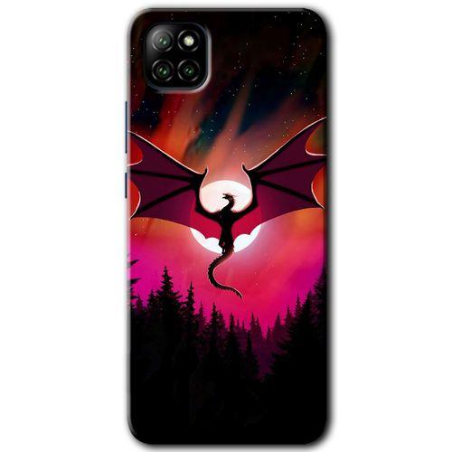 Casper Via E30 Kılıf HD Desen Baskılı Arka Kapak - Dragon Night