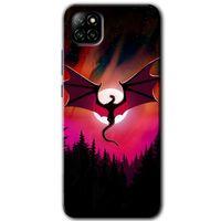 Casper Via E30 Kılıf HD Desen Baskılı Arka Kapak - Dragon Night