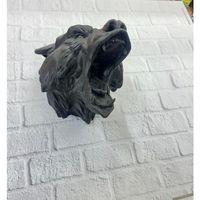 Siyah Ayı Duvar Süsü Dekoratif Asılabilir Heykel Ev Ofis Aksesuarı