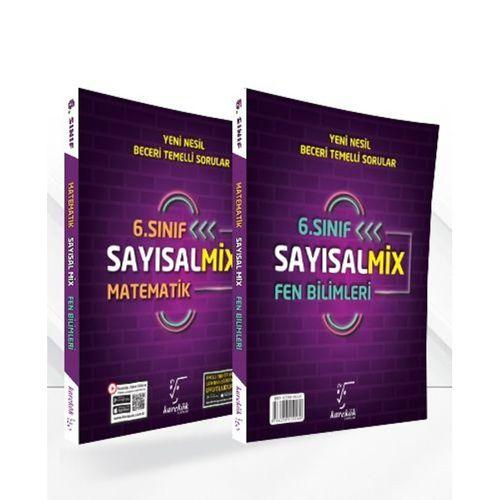 6.Sınıf Fen Bilimleri ve Matematik Sayısal Mix Soru Bankası Karekök Yayınları