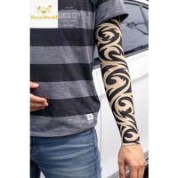 Giyilebilir Kol Dövmesi Çorap Dövme 3D Baskılı Kol Bacak Dövme 2 Adet Model 14