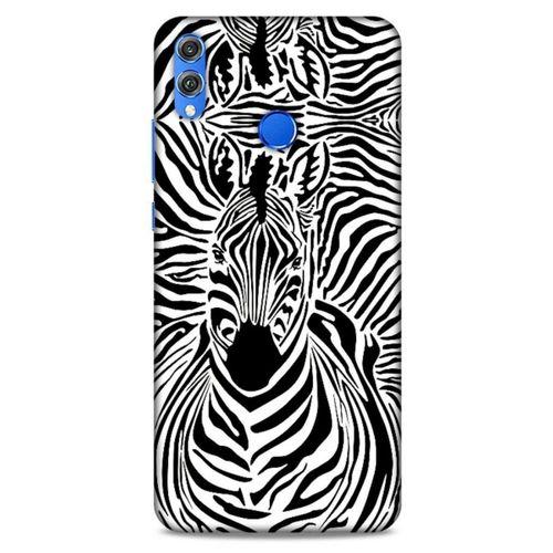 Animax Zebra Silüet Huawei Honor 8x Kılıf Desenli Silikon