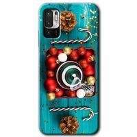 Poco M3 Pro Kılıf HD Desen Baskılı Arka Kapak - Christmas + Kırılmaz Cam