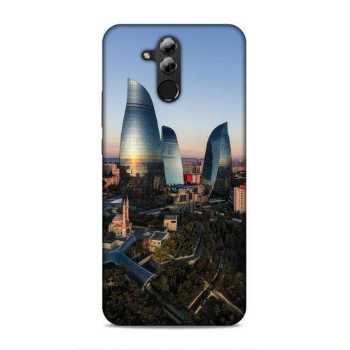 Huawei Mate 20 Lite Uyumlu Kılıf Azarbaijan (32) Soft Silikon Kılıf Azerbaycan Kuleleri
