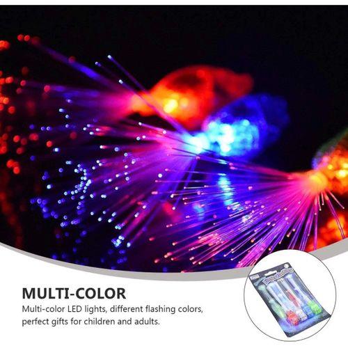 Led Işıklı Renkli Püsküllü Parmak Işığı 4 Renk 4 Adet - Lisinya