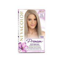 Nevacolor Premium Kalıcı Krem Set Boya 9.1 Küllü Çok Açık Kumral Preset