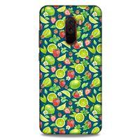 Frutix Çilek Lime  01 Xiaomi Pocophone F1 Kılıf Desenli Silikon