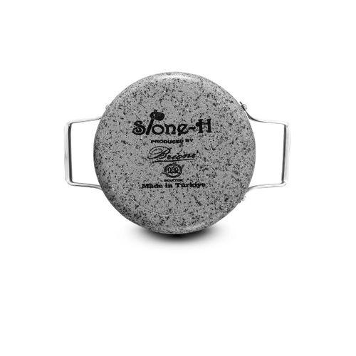 Brioni Stone-Age 24 Cm Çizilmez Yanmaz Yapışmaz İndüksiyon Derin Tencere Sh-132