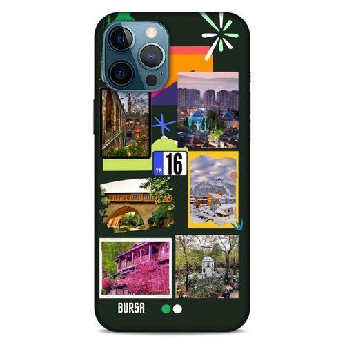 Lopard Apple iPhone 12 Pro Max Uyumlu Kılıf Şehirli ※ (16) Bursa Kalın Kılıf