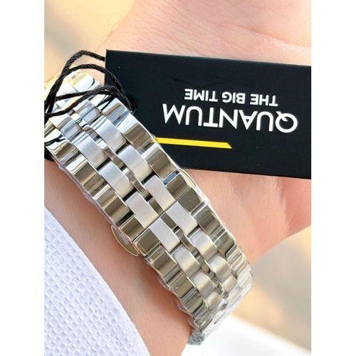 Quantum 10 ATM Suya Dayanıklı+ Bileklik Hediyeli Komple Çelik Erkek Kol Saati VS.BLKT.0803