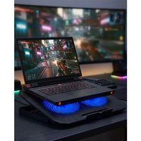 Laptop Soğutucu Stand Çift Fanlı 17 İnç Uyumlu Ayarlanabilir Notebook Altlığı