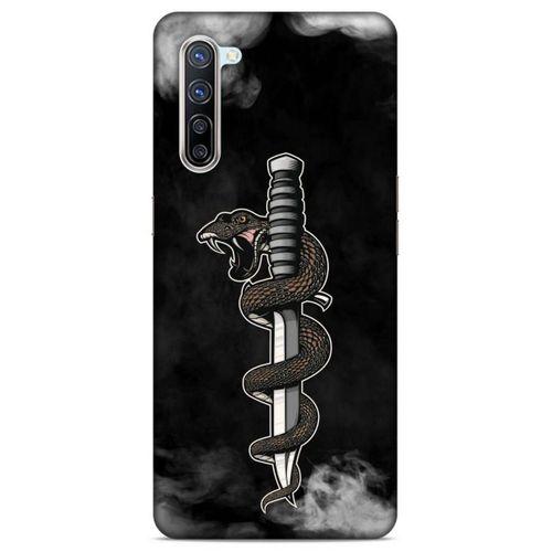 Lopard Oppo Reno 3 Pro 5g Uyumlu Kılıf Tattoo's (11) Tam Koruma Yılan Dövmesi