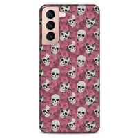 Samsung Galaxy S21 Uyumlu Kılıf Pembe Delisi (37) Silicone Cover İskelet